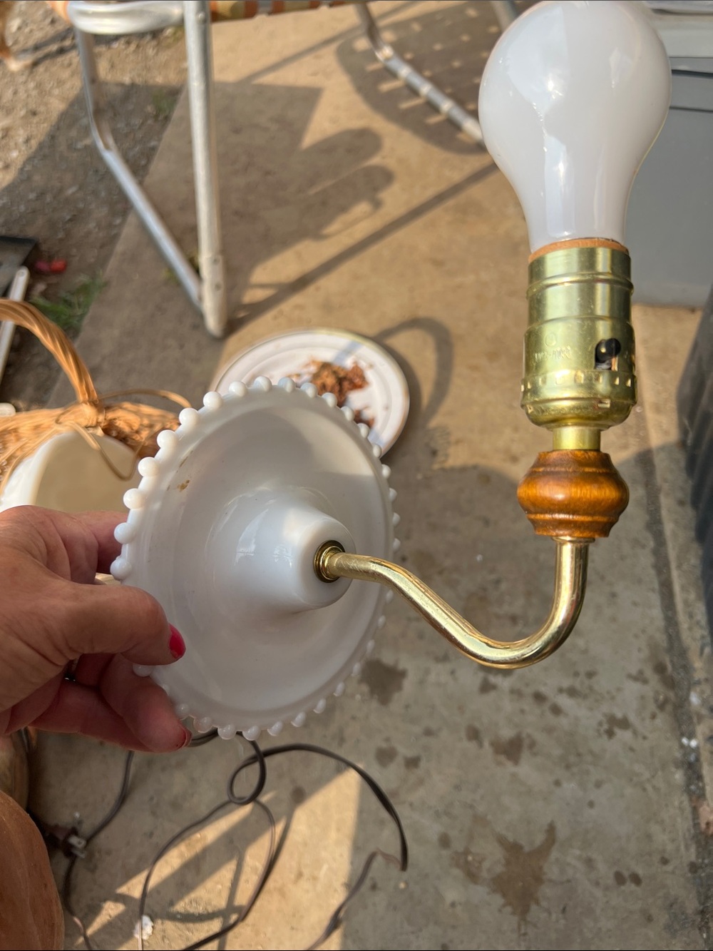 Vintage wall mount light